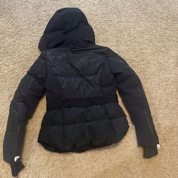 Goldbergh Lou Ski Jacket Black Waterproof Belted Down NWT US 8 (Runs Small) - Picture 13 of 13